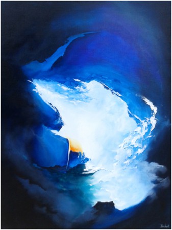 "Présence" acrylique (80x60cm) (n°a06) :  480 €